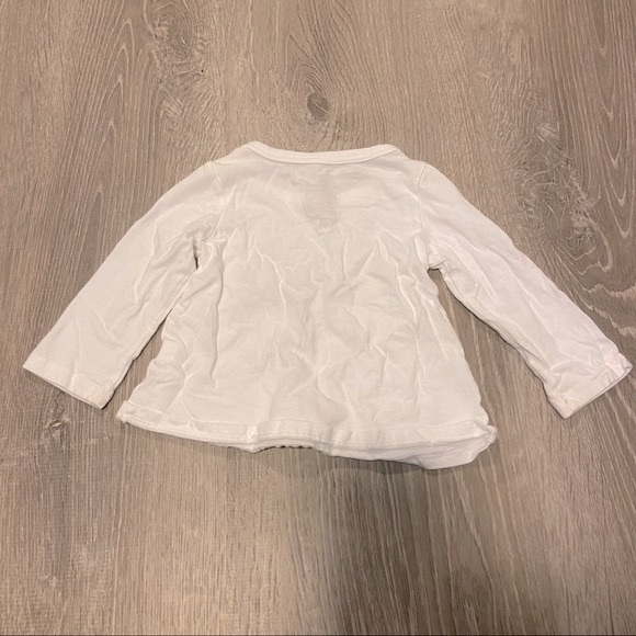 First impressions baby girl gold deer long sleeved t-shirt size 3-6M EUC - Picture 3 of 3